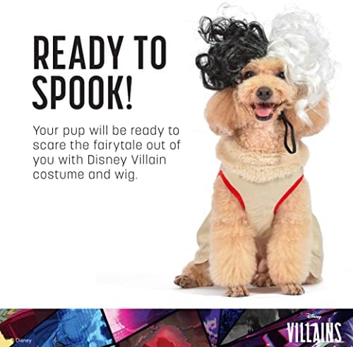 Disney for Pets Villains Cruella Dog Costume, Extra Small