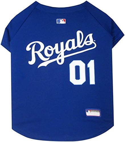 Official MLB Kansas City Royals Pet Jersey for Dogs & Cats, Size X-Large - Stylish Baseball Jersey for Your Furry Fan- Show Off Team Spirit with The Perfect Fan Apparel Gear for Pet, Dog & Cat