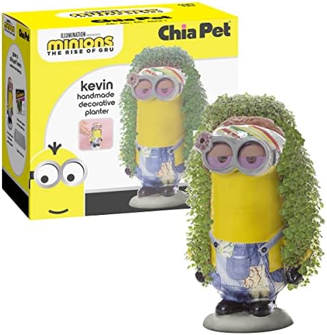 Chia Pet Minions Kevin Terracotta Planter with Seed Pack