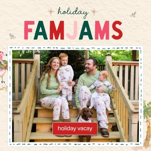 Burt's Bees Baby Matching Family Jammies, Organic Cotton, Holiday Pajamas