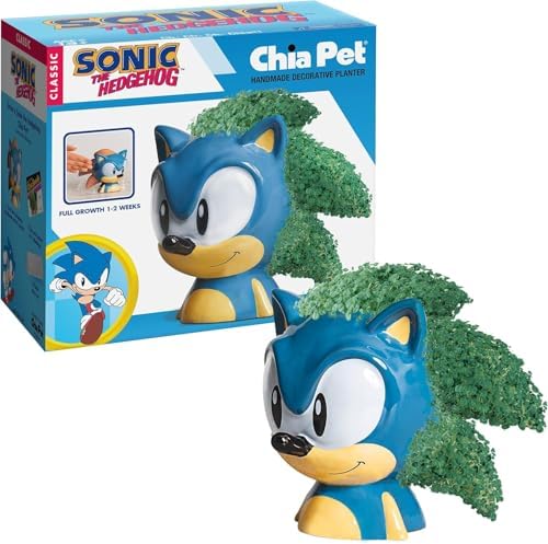 Chia Pet Sonic the Hedgehog Terracotta Planter with Seed Pack