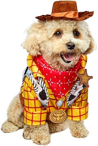 Rubies at Party City Toy Story: Woody Pet Costume for For Dogs or Cats by Rubies, Small
