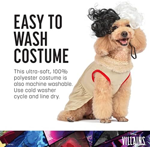 Disney for Pets Villains Cruella Dog Costume, Extra Large