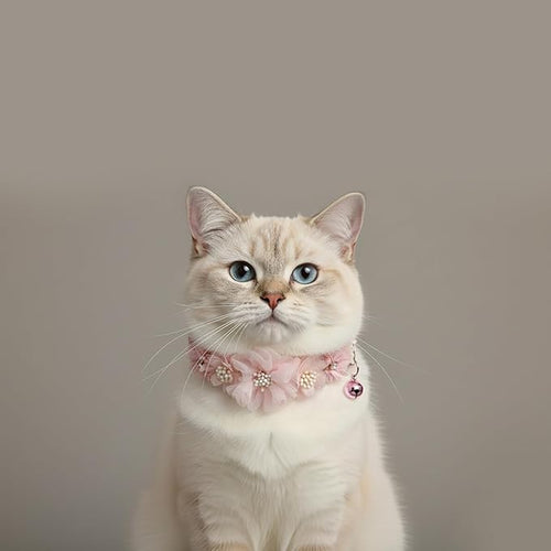 2 Pack Cat Collar Pink Floral - Image 2