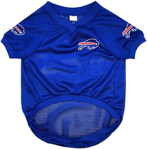 Pets First NFL Buffalo Bills Raglan Jersey Bills Mafia - Size Large. Cutest Football Jersey for Dogs & Cats