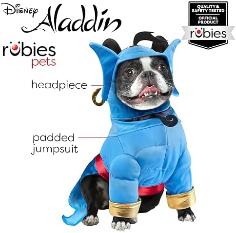 Rubies Disney's Aladdin: Genie Pet Costume for for Dogs or Cats, Small