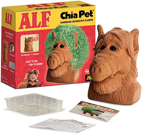 Chia Pet Alf Terracotta Planter with Seed Pack