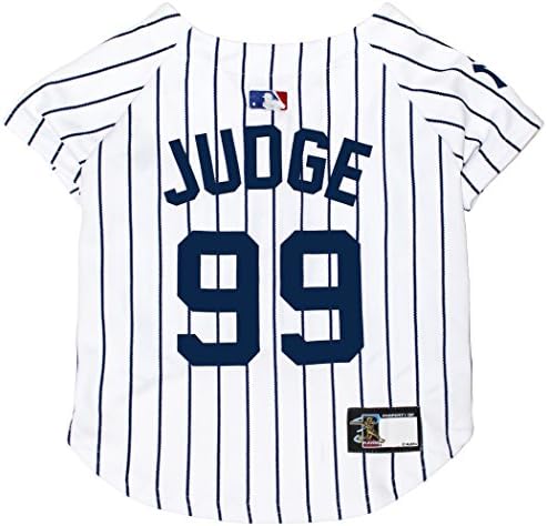 MLBPA Dog Jersey - Aaron Judge #99 Pet Jersey - MLB New York Yankees Mesh Jersey, X-Small