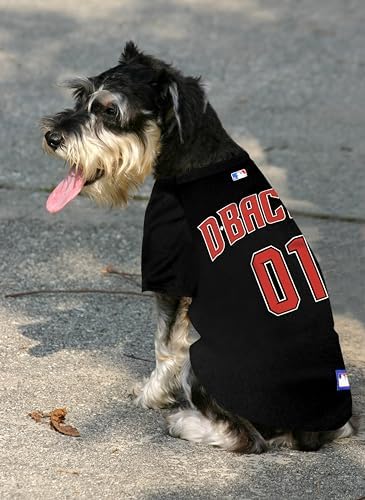 Official MLB Arizona Diamondbacks Pet Jersey for Dogs & Cats, Size Small - Stylish Baseball Jersey for Your Furry Fan- Show Off Team Spirit with The Perfect Fan Apparel Gear for Pet, Dog & Cat
