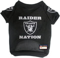 Pets First NFL Las Vegas Raiders Raglan Jersey Raiders Nation - Size Large. Cutest Football Jersey for Dogs & Cats