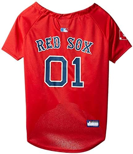 Official MLB Boston Red Sox Pet Jersey for Dogs & Cats, Size XX-Large - Stylish Baseball Jersey for Your Furry Fan- Show Off Team Spirit with The Perfect Fan Apparel Gear for Pet, Dog & Cat