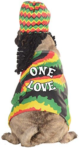 Rubies Rastafarian Pet Costume for Dogs or Cats, Large