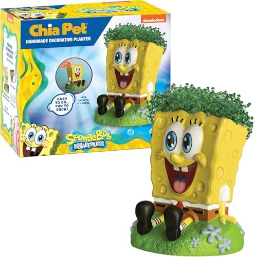 Chia Pet Spongebob Terracotta Planter with Seed Pack