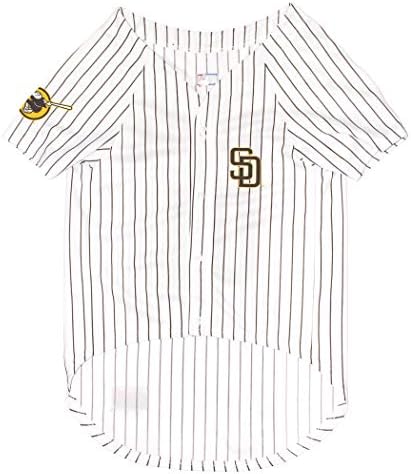 Official MLB San Diego Padres Pet Jersey for Dogs & Cats, Size X-Large - Stylish Baseball Jersey for Your Furry Fan- Show Off Team Spirit with The Perfect Fan Apparel Gear for Pet, Dog & Cat