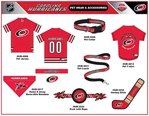 NHL CAROLINA HURRICANES BANDANA for DOGS & CATS, Large/X-Large. - Cute & Stylish Bandana! The Perfect HOCKEY FAN Scarf Bandana, great for Birthdays or any Party!