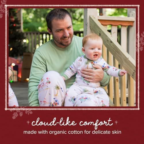 Burt's Bees Baby Matching Family Jammies, Organic Cotton, Holiday Pajamas