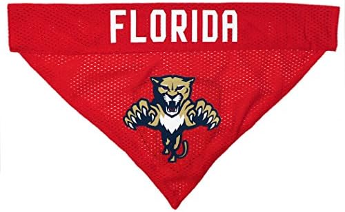 NHL FLORIDA PANTHERS BANDANA for DOGS & CATS, Small/Medium. - Cute & Stylish Bandana! The Perfect HOCKEY FAN Scarf Bandana, great for Birthdays or any Party!