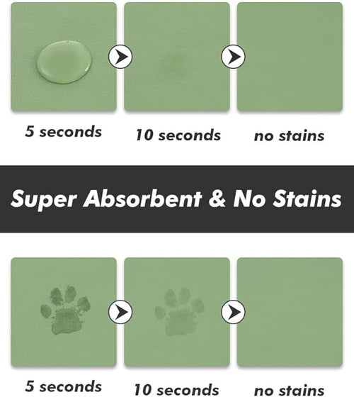Absorbent Dog Food Mat-Dog Cat Mat - Image 2
