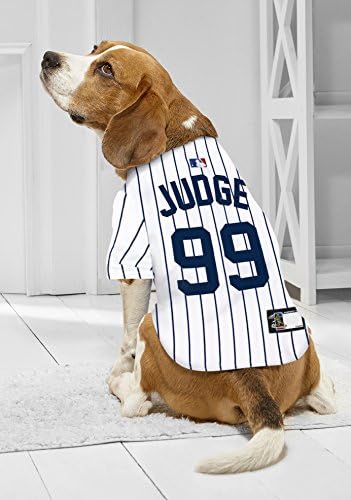 MLBPA Dog Jersey - Aaron Judge #99 Pet Jersey - MLB New York Yankees Mesh Jersey, X-Small