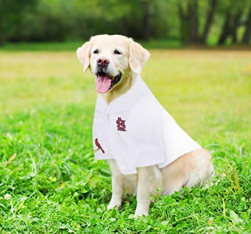 Official MLB St. Louis Cardinals Pet Jersey for Dogs & Cats, Size Medium - Stylish Baseball Jersey for Your Furry Fan- Show Off Team Spirit with The Perfect Fan Apparel Gear for Pet, Dog & Cat