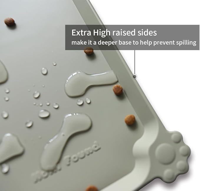 Hoki Found L Silicone Non Slip Pet Dog Cat Bowl Mats - Image 2