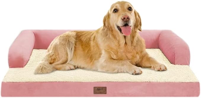 Large Dog Bed Orthopedic Washable Extra Pink XL XLarge Big Dog Bed - Image 9