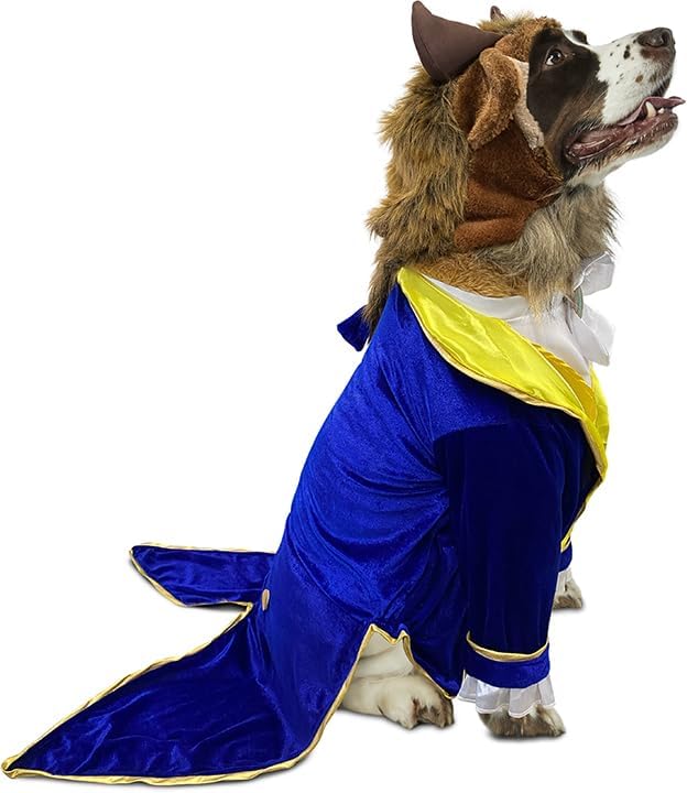 Rubies at Party City Disney's Beauty & The Beast: Beast Pet Costume for for Dogs or Cats, XXXL
