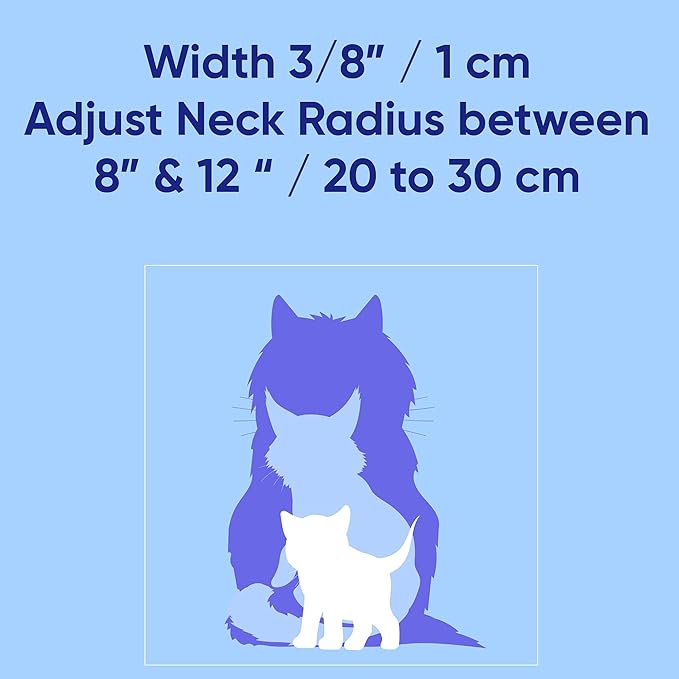 Pawtitas Reflective Pink Cat Collar - Image 6