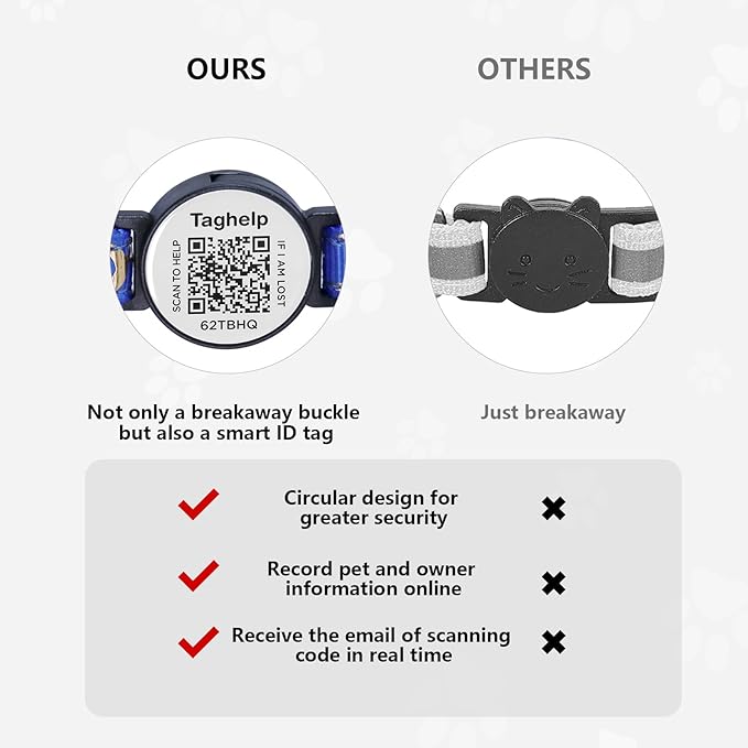 Stars and Moon AirTag Cat Collar - Image 8