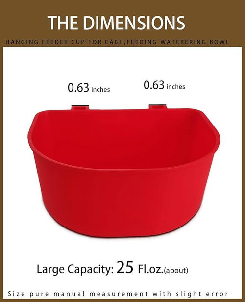 20 Pcs 25 fl.oz Durable Pet Feeder Bowls - Image 2