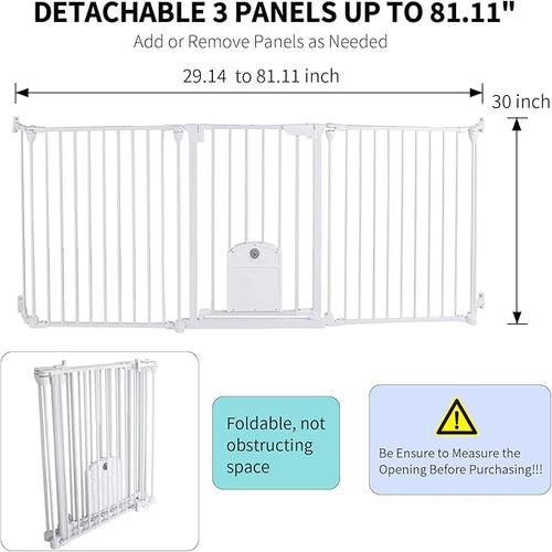 81.11" Extra Wide Baby Gate - Image 2
