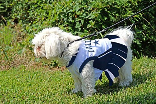 Pets First Dallas Cowboys NFL Cheerleader Dress For Dogs - Size X-Small