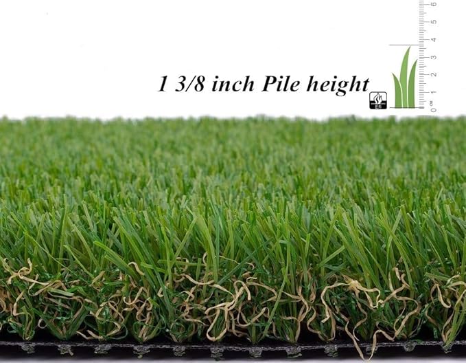 ALTRUISTIC Artificial Grass 13FTX77FT, Realistic Fake Grass Deluxe Turf - Image 2