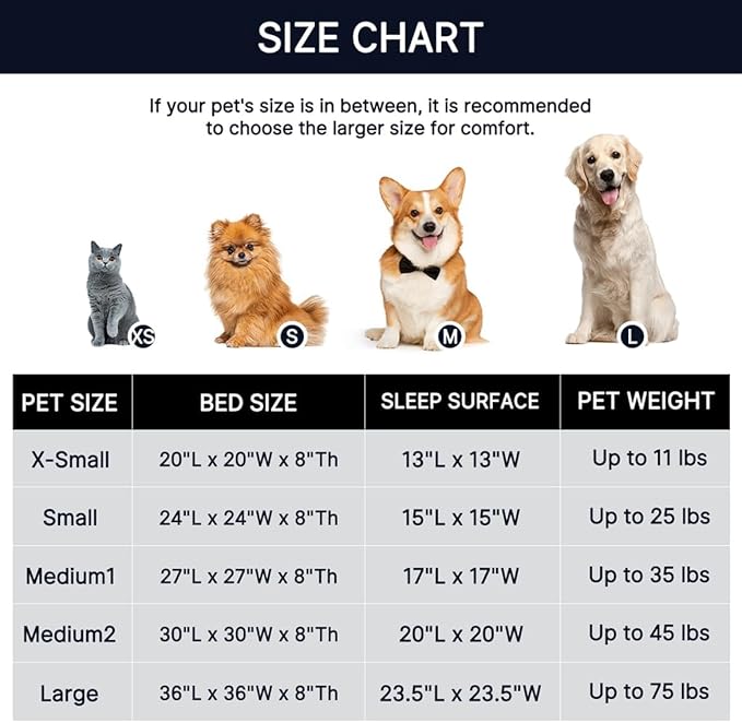 WESTERN HOME WH Calming Dog & Cat Bed, Anti-Anxiety Donut Cuddler Warming Cozy - Image 5