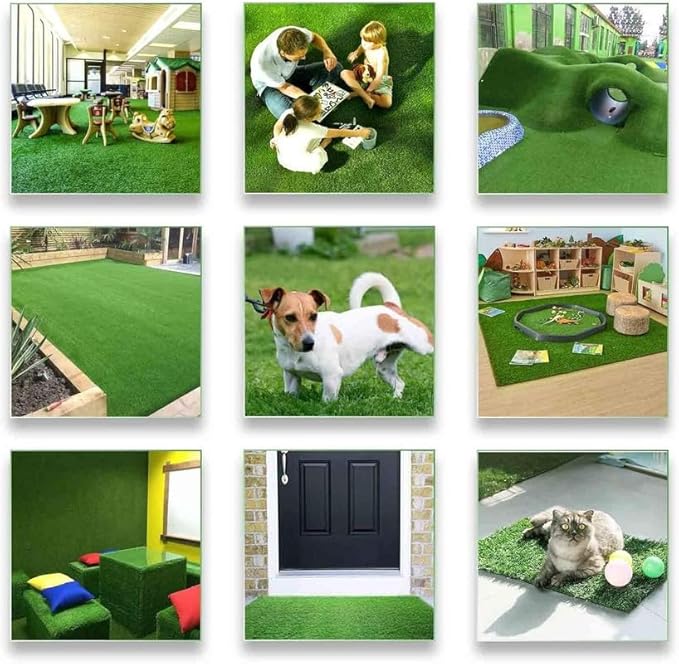 ALTRUISTIC Artificial Grass 5FTX91FT, Realistic Fake Grass Deluxe Turf - Image 6