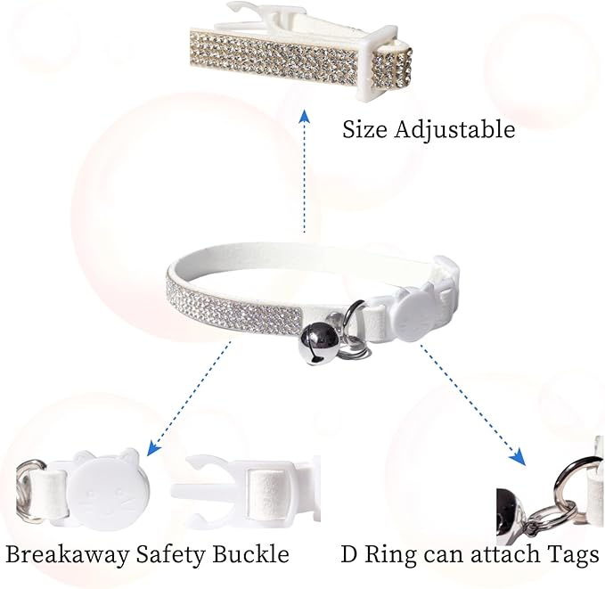 Rhinestone Cat Collar Breakaway - Image 2