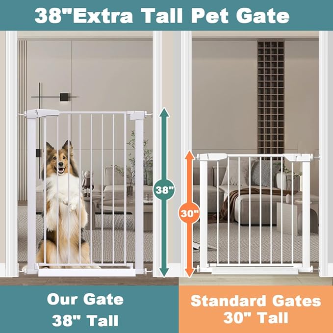Fairy Baby 38" Extra Tall Dog Gate - Image 3