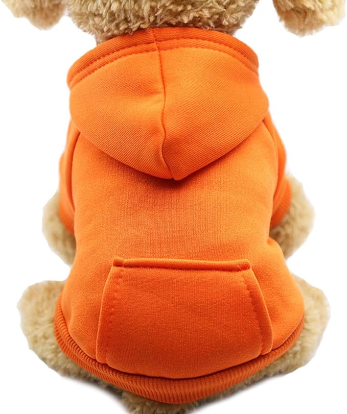 Jecikelon Winter Dog Hoodie Sweatshirts by Jecikelon