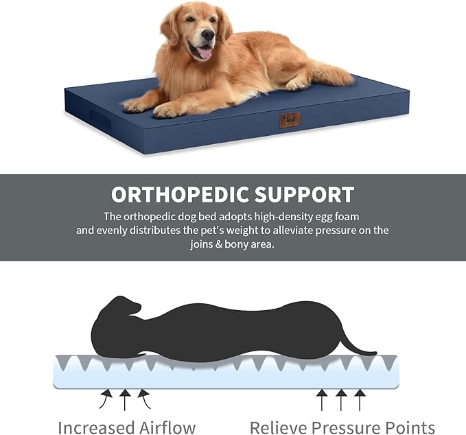 Large Outdoor All Weather Dog Bed, Waterproof Dog Bed - Image 3