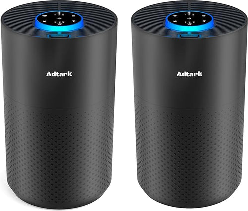 2 Pack Air Purifiers for Home Bedroom, ADTARK Air Cleaner by ADTARK