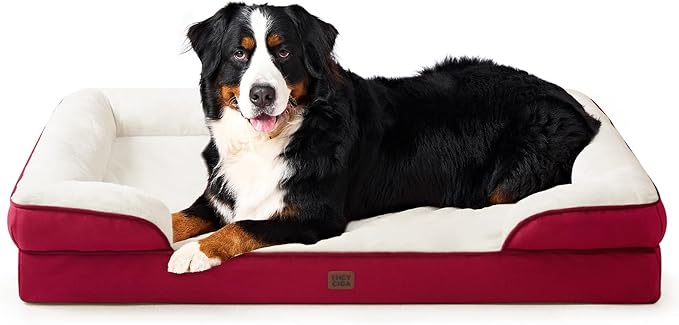EHEYCIGA Orthopedic Dog Beds for Extra Large Dogs, Waterproof Memory Foam XXL by EHEYCIGA