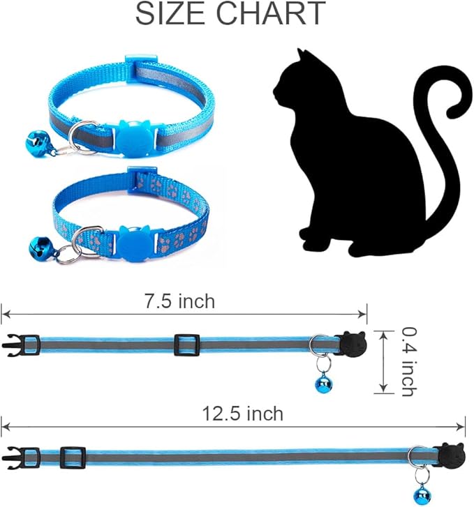 Purple Reflective Cat Collar - Image 5