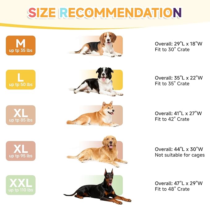 XXL Dog Bed for Large Dogs, Waterproof XXL Dog Crate Pad - Image 8