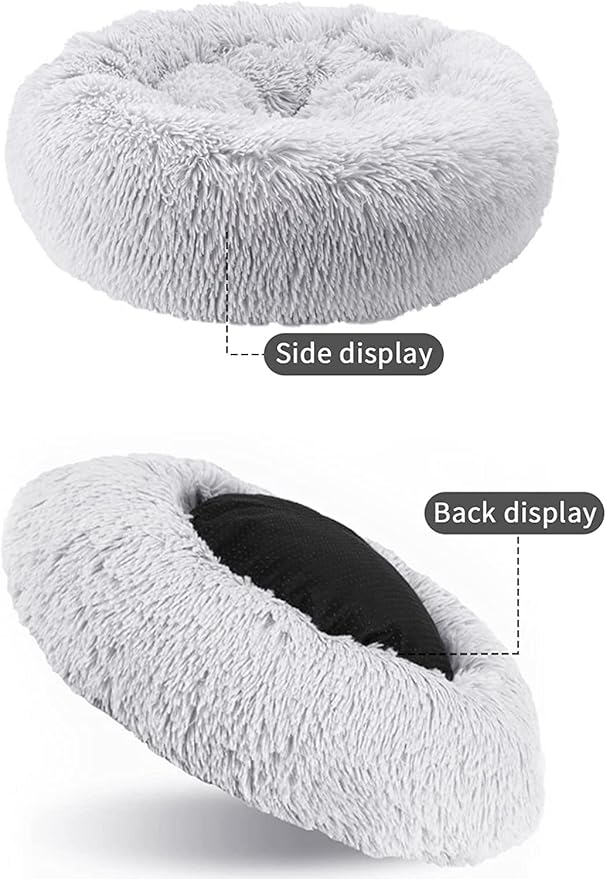 Nisrada Dog Bed for Medium Large Dogs, 36 inch Calming Dogs Bed, Washable-Round - Image 4