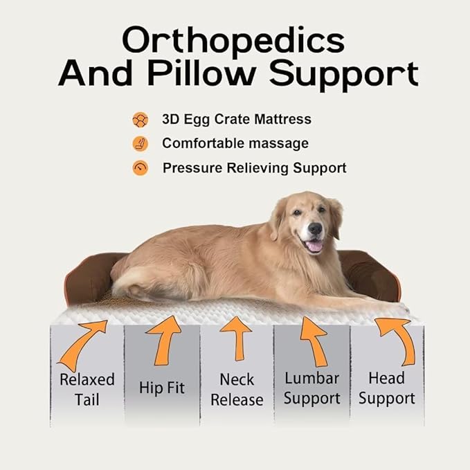 Small Dog Bed and Cat Sofa Waterproof Orthopedic Dog Beds - Image 3