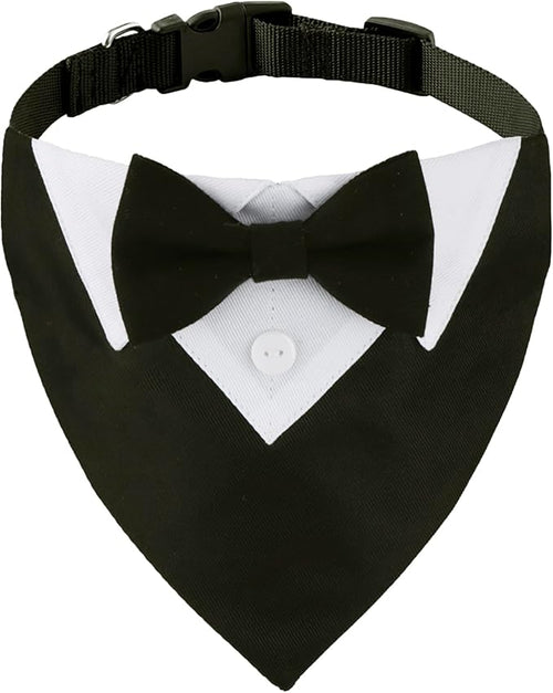 ADOGGYGO Formal Dog Tuxedo, Wedding Dog Collar by ADOGGYGO