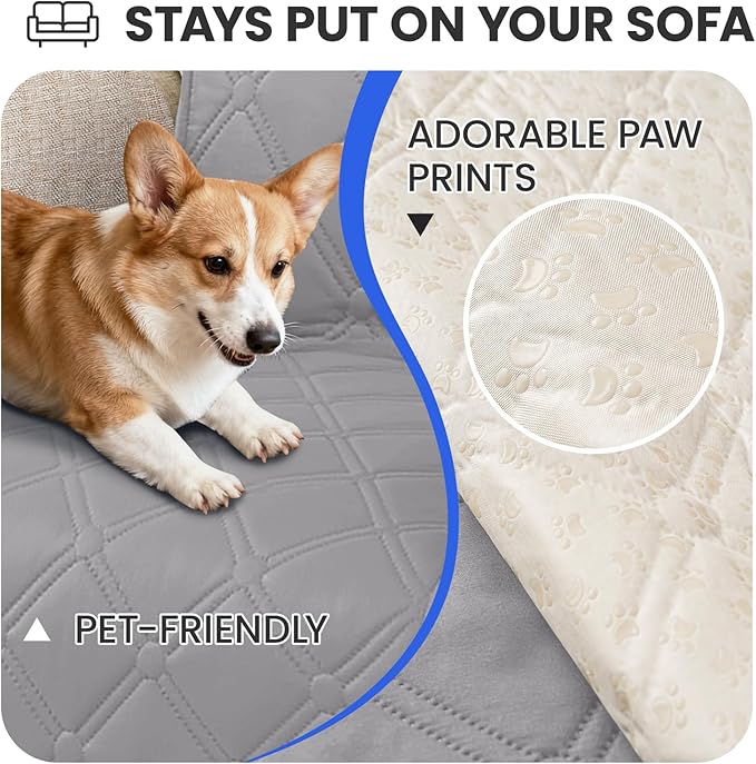 Waterproof Dog Blanket, Non-Slip Soft Pet Bed Cover, Couch Cover - Image 3