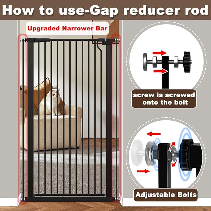 Fairy Baby 51.18" Extra Tall Pet Gate - Image 6