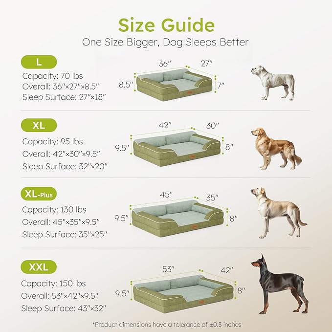 Extra Large Dog Bed, Orthopedic Dog Bed - Image 8