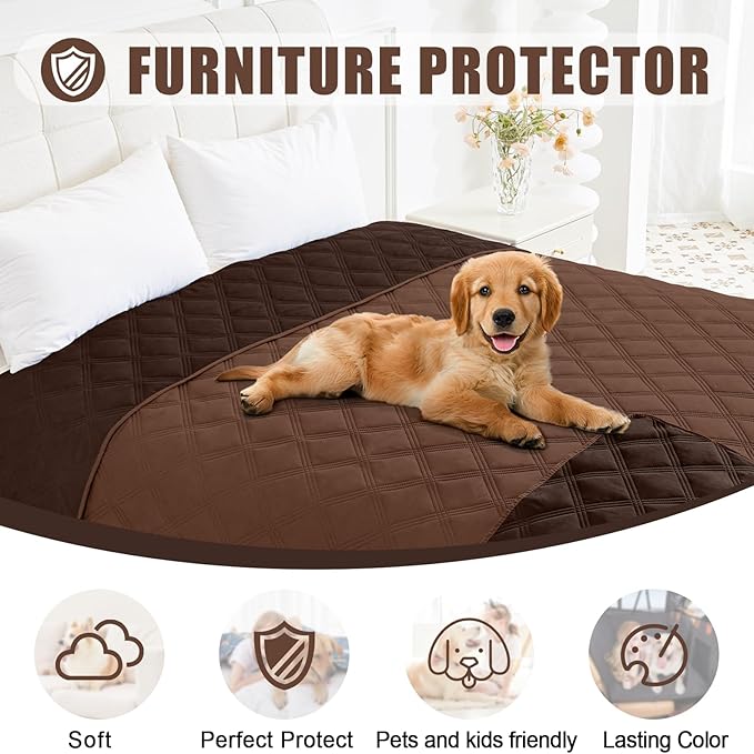 Smiry Waterproof Dog Bed Cover Blanket 40x50, Soft Reversible Pet Blanket - Image 8